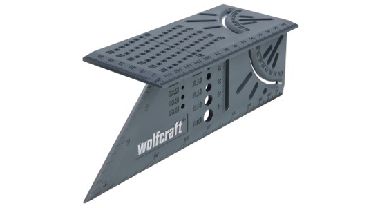 Prekės nuotrauka Kampainis šablonas 3D 150 mm Wolfcraft 5208000