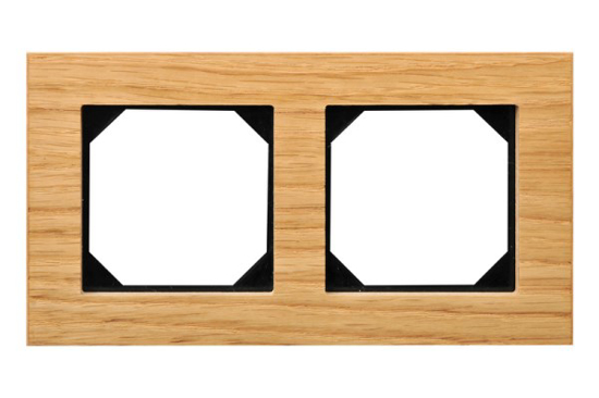 Prekės nuotrauka Rėmelis 2 vietų  K14-245-02 Epsilon Oak wood natūralus ąžuolas Liregus