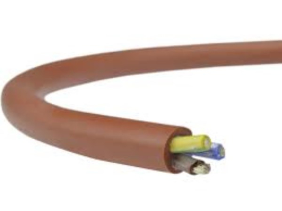 Prekės nuotrauka Kabelis atsparus karščiui SIHF 3 x 1,5 mm 180°C