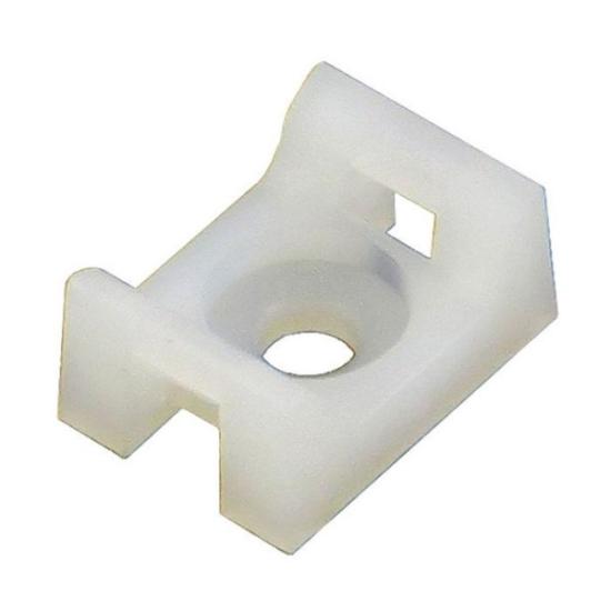 Prekės „Laikiklis dirželio užtraukiamo MOPP 05 19 x 13 mm baltas 50 vnt IŠPARDUOTA“ paveikslėlis