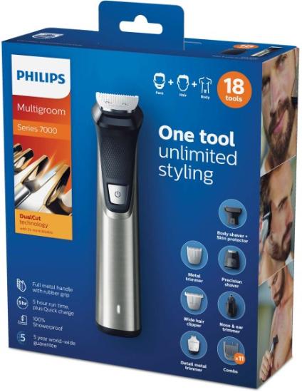Prekės „PHILIPS MG7770/15 18in1 multi kirptuvas                                                                                 “ paveikslėlis