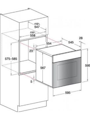 Prekės „HOTPOINT FD61.1(CH) Orkaitė                                                                                             “ paveikslėlis