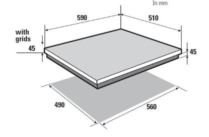 Prekės „BRANDT BPE6404X Dujinė kaitlentė                                                                                        “ paveikslėlis