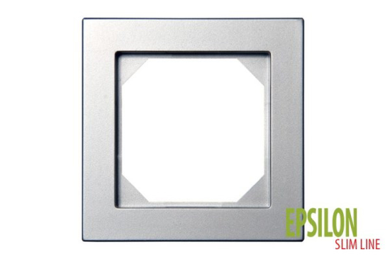 Prekės nuotrauka Rėmelis 1 vietos K14-145-01 Epsilon metalic spalvos SlimLine Liregus