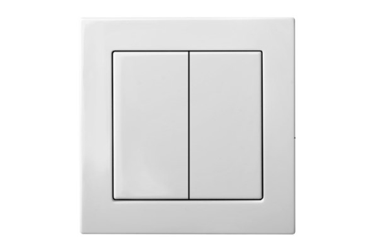 Prekės nuotrauka Jungiklis 2 klavišų be rėmelio IJ5.10-003-01 Epsilon White baltos spalvos Liregus