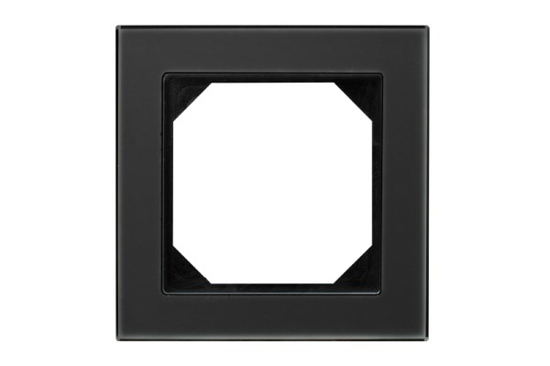 Prekės nuotrauka Rėmelis 1 vietos 6 mm K14-245-01 Epsilon Black Glass juodas matinis stiklas Liregus