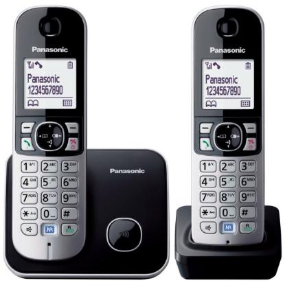 Prekės „PANASONIC KX-TG6812FXB Telefonas (j)                                                                                    “ paveikslėlis