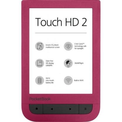 Prekės „POCKETBOOK Touch HD 2 RED WIFI 6'' 8GB  “ paveikslėlis
