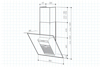 Prekės nuotrauka BEST K 9388 A/F X90 SmokedGlass Garų sur                                                                                