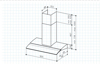 Prekės nuotrauka BEST K 8388 X 90 Garų sur. 90 cm                                                                                        