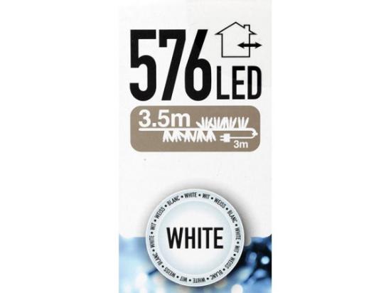 Prekės „Elektrinė girlianda 576 LED 3,5 m baltos spalvos IŠPARDUOTA“ paveikslėlis