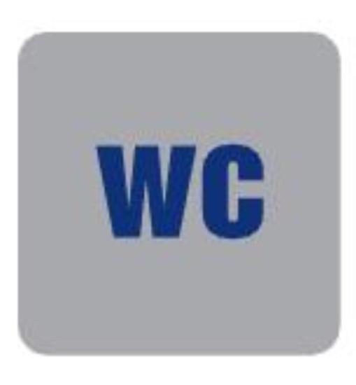 Prekės „Lentelė informacinė "WC"  IŠPARDUOTA“ paveikslėlis