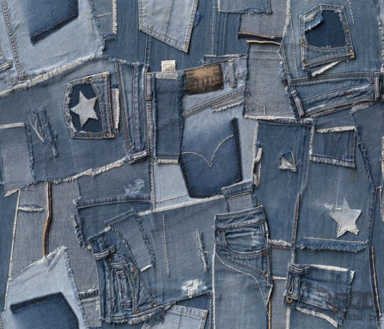 Prekės nuotrauka Tapetai foto 8-909 Jeans 3,68 x 2,54 m