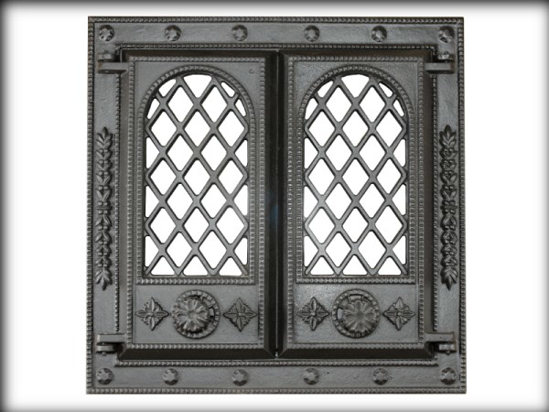 Prekės nuotrauka Durelės židinio ketaus 470 x 475 mm  Z-3
