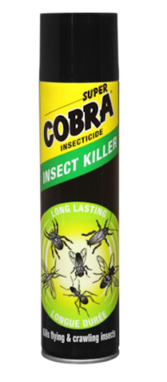 Prekės nuotrauka Nuodai ropojantiems ir skraidantiems vabzdžiams naikinti 400 ml Cobra Super