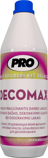 Prekės nuotrauka Dažų priedas DecoMax 1 l PRO