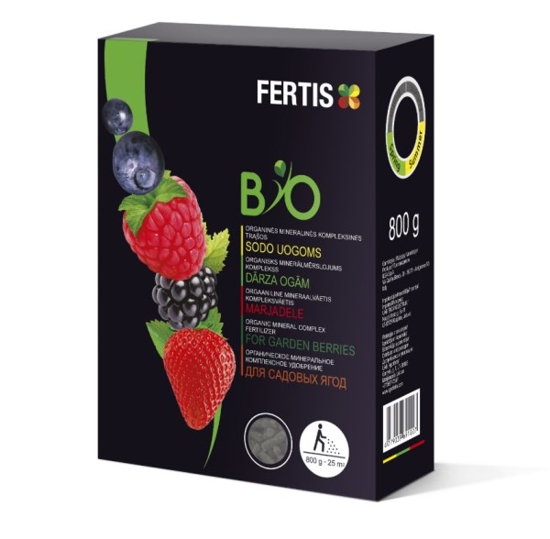 Prekės nuotrauka Trąšos BIO mineralinės sodo uogoms 0,8 kg Fertis IŠPARDUOTA