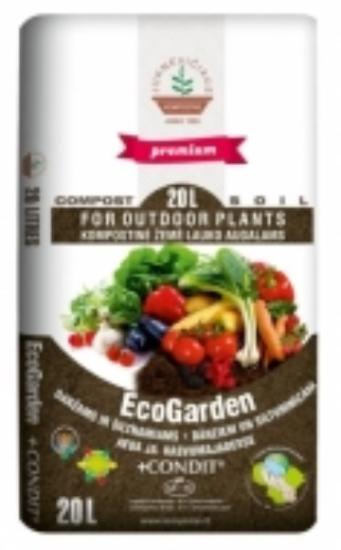 Prekės „Kompostas daržams ecoGarden su Condit 20 l IŠPARDUOTA“ paveikslėlis