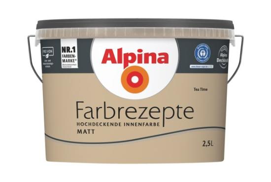 Prekės „Dažai matiniai Alpina AP FARBR Tea Time 2,5 l IŠPARDUOTA“ paveikslėlis