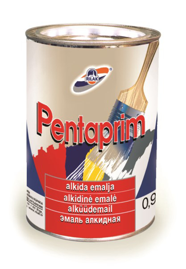 Prekės nuotrauka Emalė alkidinė blizgi PENTAPRIM apsauginė 0,45 l IŠPARDUOTA