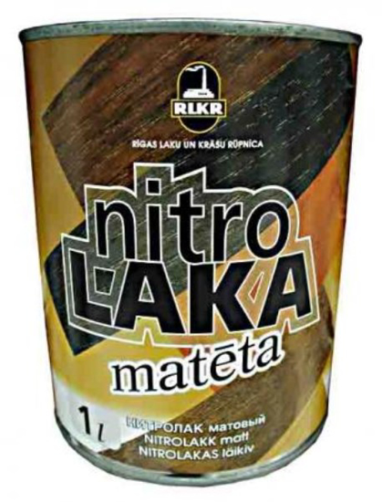 Prekės nuotrauka Lakas baldinis nitroceliuliozinis NITROLAK matinis 0,9 l
