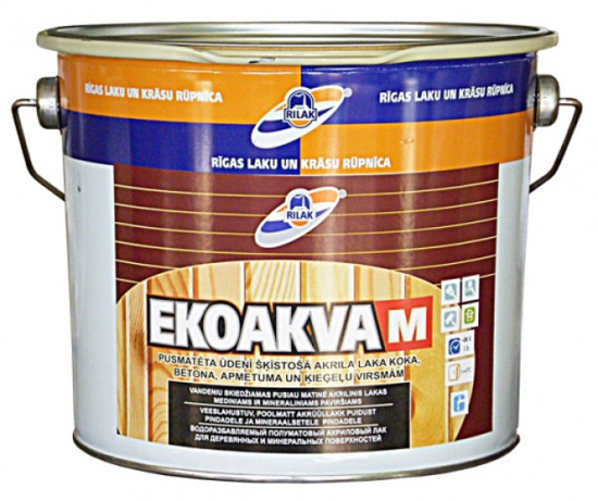 Prekės nuotrauka Lakas akrilinis EKOAKVA-M  2,7 l