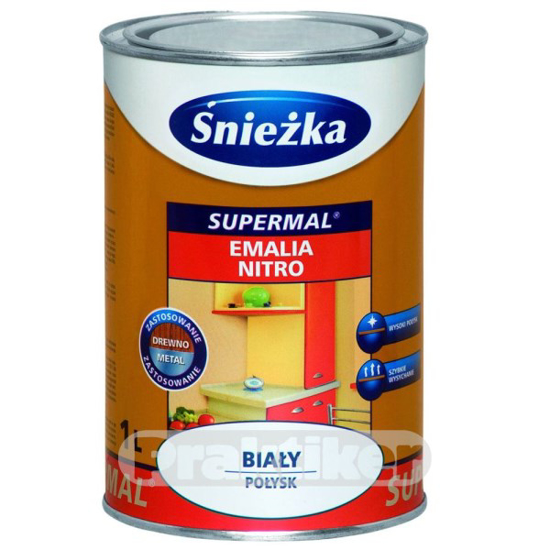 Prekės nuotrauka Emalė nitro blizgi 1 l pilka Sniežka IŠPARDUOTA