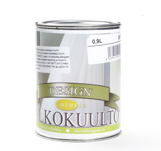 Prekės nuotrauka Lakas akrilinis Valkokuulto baltas pusiau matinis  0,9 l