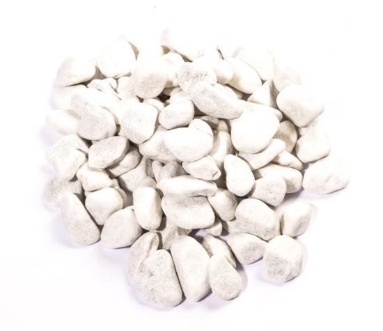 Prekės nuotrauka Dekoratyvinis akmuo baltas 15 - 25 mm 20 kg 03341