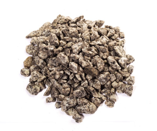 Prekės nuotrauka Dekoratyvinė skalda juoda / balta 8 - 16 mm 25 kg 03280