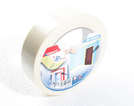 Prekės nuotrauka Juosta dažymo apsauginė lipni 30 mm x 50 m GEKO 