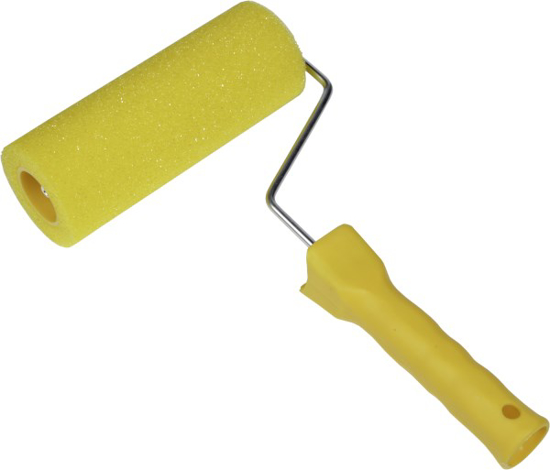 Prekės nuotrauka Struktūrinis volelis smulkus geltonas 18 cm IŠPARDUOTA
