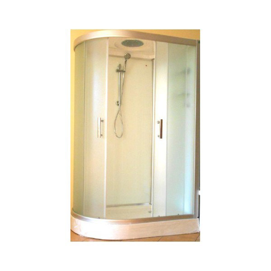 Prekės nuotrauka Dušo kabina ET-09002R 120 x 80 cm ST-RFB žemu padu