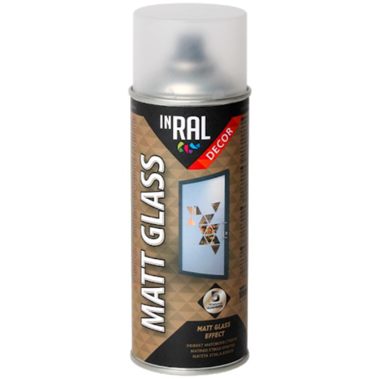 Prekės nuotrauka Dažai aerozoliniai INRAL DECOR MATT GLASS 400 ml