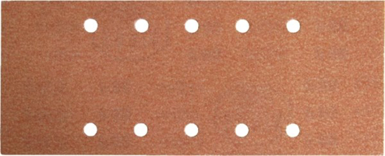 Prekės nuotrauka Lapelis šlifavimo kibus P120 115 x 230 mm 10 skylių IŠPARDUOTA