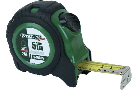 Prekės nuotrauka Gumuota ruletė STALCO PREMIUM 7,5m x25mm