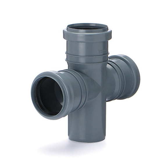 Prekės nuotrauka Keturšakis vidaus nuotekų ø 50/50/50/90°