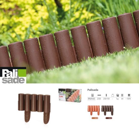 Prekės „Tvorelė apsauginė IPALPLUS-R222 Palisade, rudos spalvos IŠPARDUOTA“ paveikslėlis