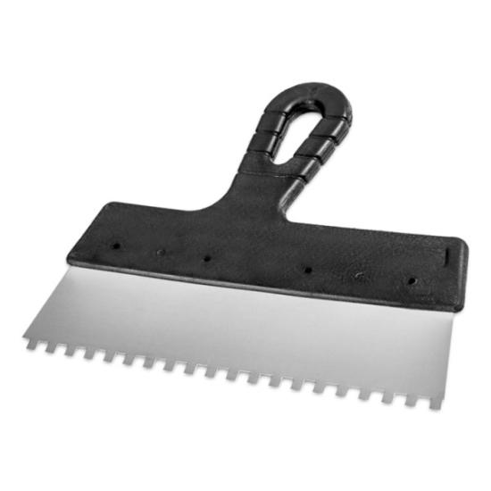 Prekės „Glaistyklė dantyta 350 mm 10 x 10 mm IŠPARDUOTA“ paveikslėlis