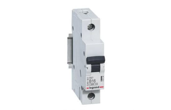 Prekės nuotrauka 419202 Automatinis jungiklis RX3 1P C16A 6kA Legrand