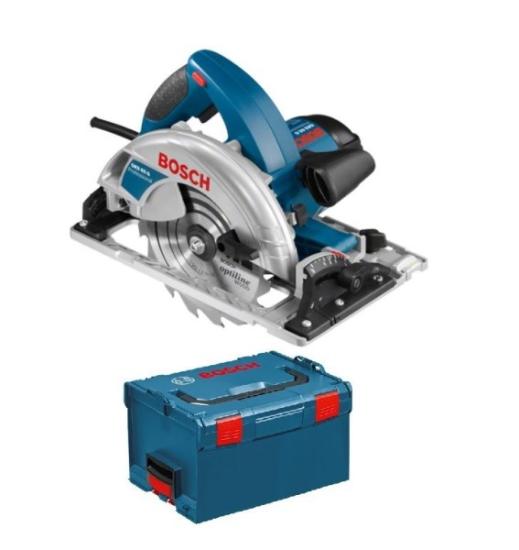 Prekės „Pjūklas rankinis diskinis 1600 W GKS 65G+L-Boxx Bosch Professional IŠPARDUOTA“ paveikslėlis