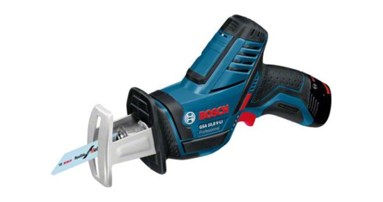 Prekės nuotrauka Pjūklas tiesinis universalus akumuliatorinis 12 V GSA 12V-14 2x3.0 Ah Bosch 