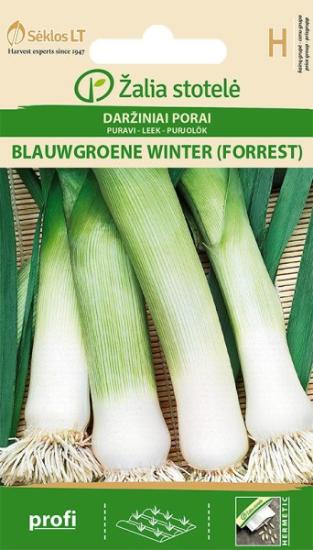 Prekės „Sėklos daržiniai porai  BLAUWGROENE WINTER (FORREST) 0,5g IŠPARDUOTA“ paveikslėlis