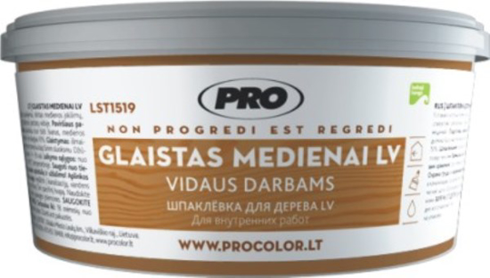 Prekės nuotrauka Glaistas medienai PRO LV - riešutas 0,4 kg IŠPARDUOTA