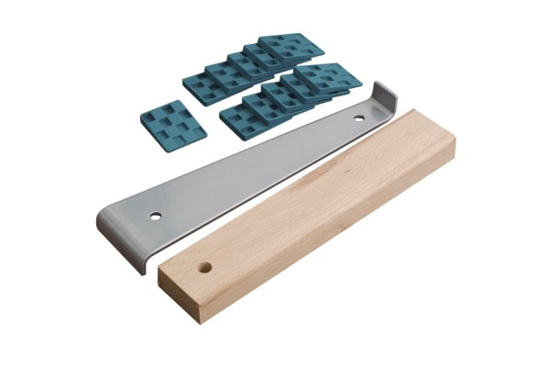 Prekės nuotrauka Prietaisas laminatui sujungti 310 mm su pleištais Wolfcraft 6931000