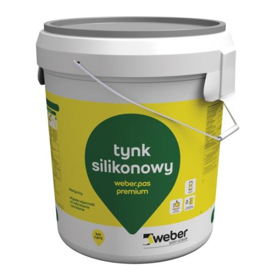 Prekės „Silikoninis dekoratyvinis tinkas Weber PAS PREMIUM TD34P K20 samanėlė 30 kg IŠPARDUOTA“ paveikslėlis