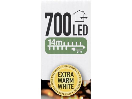 Prekės „Elektrinė girlianda 700 LED 14 m šiltai baltos spalvos IŠPARDUOTA“ paveikslėlis