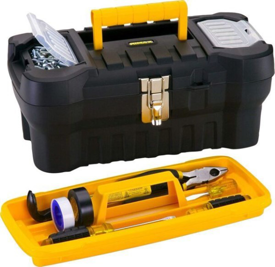 Prekės nuotrauka Dėžė įrankiams plastikinė 16" 40,7 x 21,1 x 18,2 cm Rimax 