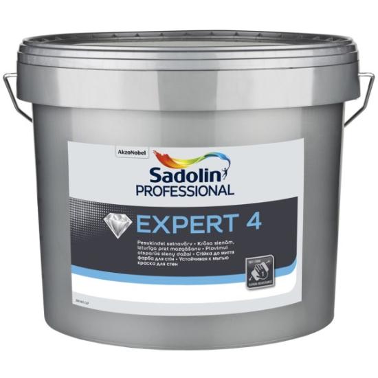 Prekės „Dažai sienų visiškai matiniai Sadolin PROFESSIONAL Expert-4 BW balti 10 l IŠPARDUOTA“ paveikslėlis