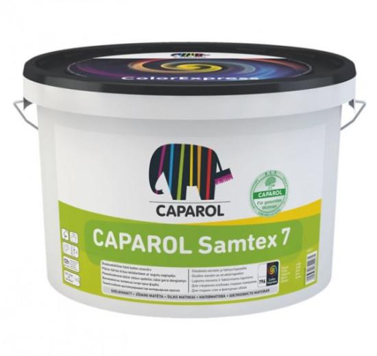 Prekės „Samtex 7 ELF 1 bazė 1,25 L dažai lateksiniai vidaus - atsparūs šlapiam trynimui CAPAROL IŠPARDUOTA“ paveikslėlis